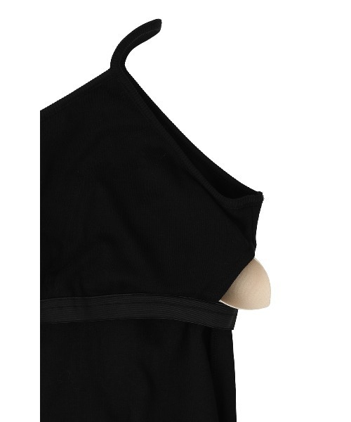 CLANE（クラネ）の「CLANE/クラネ/ONE SHOULDER RIB TANK TOPS（キャミソール・レディース・ホワイト/ブラック/ブラウン・1）」の12枚目の写真