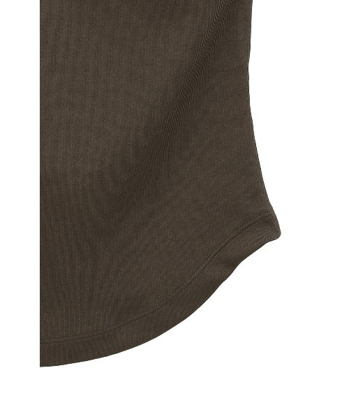 CLANE（クラネ）の「CLANE/クラネ/ONE SHOULDER RIB TANK TOPS（キャミソール・レディース・ホワイト/ブラック/ブラウン・1）」の17枚目の写真