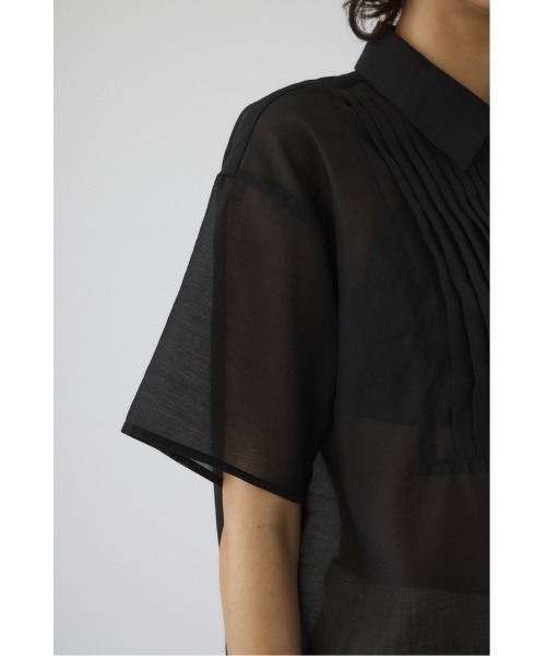 Pin-tuck square PO ピンタックスクエアプルオーバー（Tシャツ