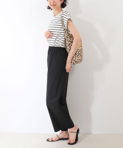 MICO COULIER（ミコクリエ）の「さらノンシームパンツ（その他パンツ・レディース・ブラック/グレイッシュベージュ・36/38）」の5枚目の写真