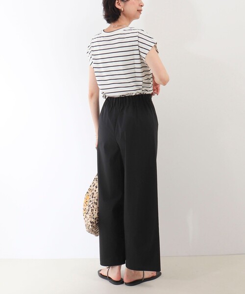 MICO COULIER（ミコクリエ）の「さらノンシームパンツ（その他パンツ・レディース・ブラック/グレイッシュベージュ・36/38）」の6枚目の写真