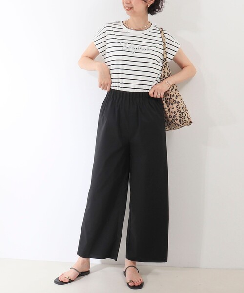 MICO COULIER（ミコクリエ）の「さらノンシームパンツ（その他パンツ・レディース・ブラック/グレイッシュベージュ・36/38）」の12枚目の写真