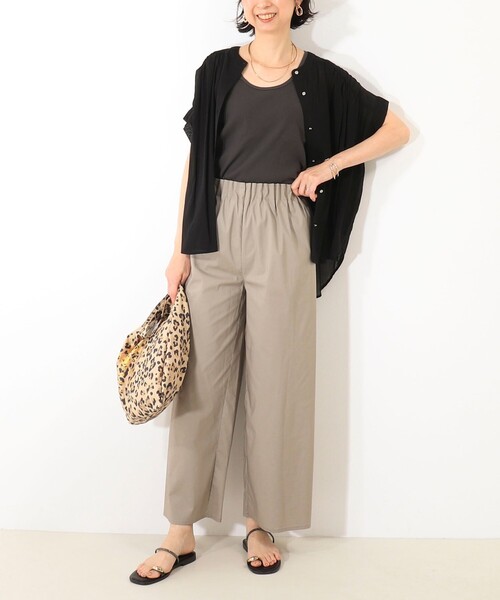 MICO COULIER（ミコクリエ）の「さらノンシームパンツ（その他パンツ・レディース・ブラック/グレイッシュベージュ・36/38）」の13枚目の写真