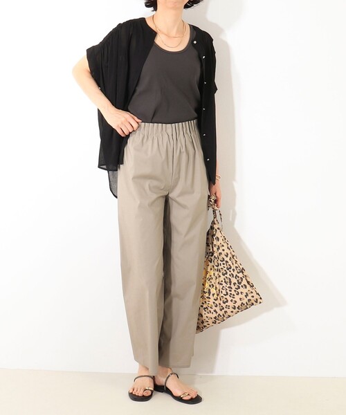 MICO COULIER（ミコクリエ）の「さらノンシームパンツ（その他パンツ・レディース・ブラック/グレイッシュベージュ・36/38）」の15枚目の写真