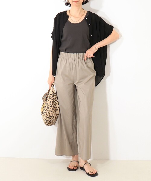 MICO COULIER（ミコクリエ）の「さらノンシームパンツ（その他パンツ・レディース・ブラック/グレイッシュベージュ・36/38）」の20枚目の写真