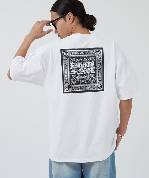 SIDEWAY STANCE(サイドウェイスタンス)の「【SIDEWAY STANCE】ブラックレターロゴ プリント 半袖Tシャツ(Tシャツ/カットソー・メンズ・ブラック/ホワイト系/ブラック系/レッド/ライトグレー系/ホワイト/ブラック系1/カーキ系1/ホワイト系1・SMALL/MEDIUM/X-LARGE/LARGE)」の3枚目の写真