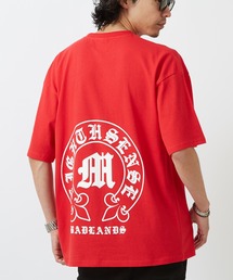 【SIDEWAY STANCE】ブラックレターロゴ プリント 半袖Tシャツ