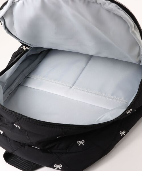 VIBGYOR（ヴィブジョー）の「Mignonjour/リボンキルティングリュック M2744（バックパック/リュック・レディース・ホワイト/ブラウン/ブラック・FREE）」の5枚目の写真