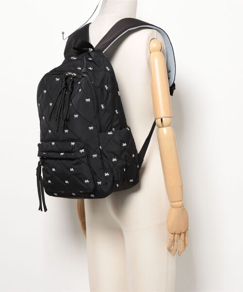 VIBGYOR（ヴィブジョー）の「Mignonjour/リボンキルティングリュック M2744（バックパック/リュック・レディース・ホワイト/ブラウン/ブラック・FREE）」の4枚目の写真