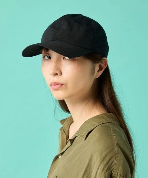 CPH(シーピーエイチ)の「CPH/シーピーエイチ/Deep 6 cap/NYLON TUSSAH(キャップ・メンズ・ブラック/オリーブ系/チャコールグレー・F)」の7枚目の写真