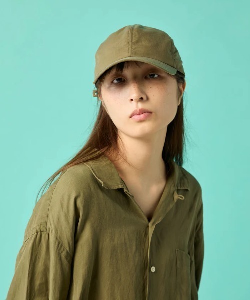 CPH(シーピーエイチ)の「CPH/シーピーエイチ/Deep 6 cap/NYLON TUSSAH(キャップ・メンズ・ブラック/オリーブ系/チャコールグレー・F)」の17枚目の写真