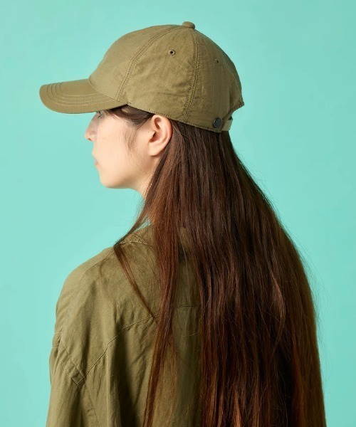 CPH(シーピーエイチ)の「CPH/シーピーエイチ/Deep 6 cap/NYLON TUSSAH(キャップ・メンズ・ブラック/オリーブ系/チャコールグレー・F)」の16枚目の写真