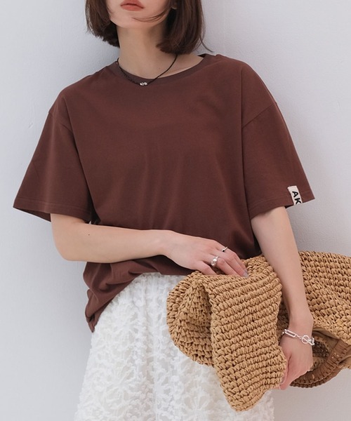 tシャツ ポイントタグTシャツ レディース ポイントタグTシャツ（Tシャツ/カットソー）｜AKTE（アクテ）の