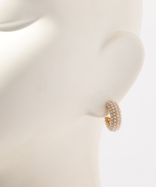 Kenneth Jay Lane（ネスジェイレーン）の「Kenneth Jay Lane PEARL（ピアス（両耳用）・レディース・ホワイト系その他・FREE）」の2枚目の写真