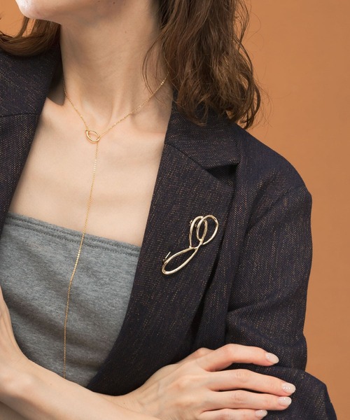 URBAN RESEARCH ROSSO WOMEN（アーバンリサーチ　ロッソ）の「Favorible　Teardrop lariat（ネックレス・レディース・ゴールド・FREE）」の3枚目の写真