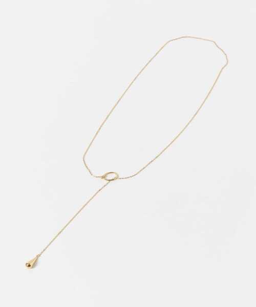 URBAN RESEARCH ROSSO WOMEN（アーバンリサーチ　ロッソ）の「Favorible　Teardrop lariat（ネックレス・レディース・ゴールド・FREE）」の5枚目の写真