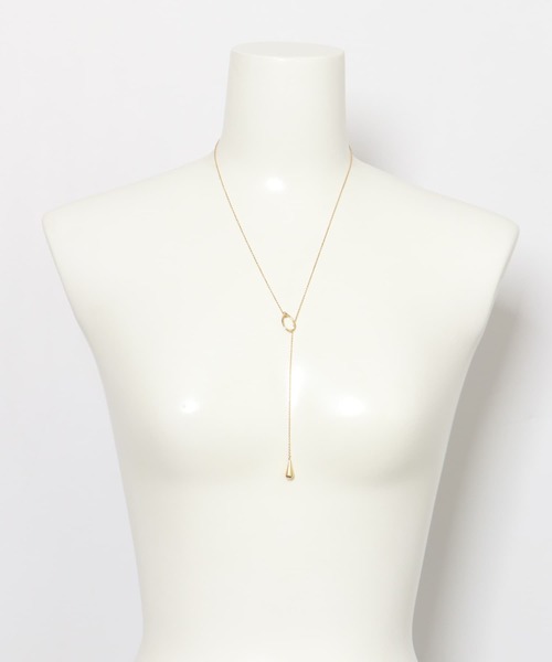 URBAN RESEARCH ROSSO WOMEN（アーバンリサーチ　ロッソ）の「Favorible　Teardrop lariat（ネックレス・レディース・ゴールド・FREE）」の6枚目の写真