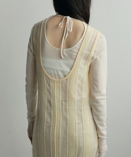 anuke（アンヌーク）の「anuke 2way Sheer Tops 2wayシアートップス