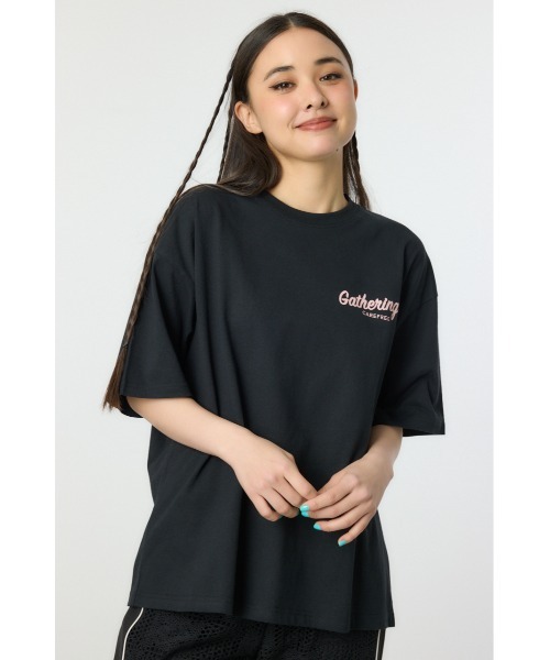 RODEO CROWNS WIDE BOWL（ロデオクラウンズワイドボウル）の「ANIMAL MOTIF Tシャツ（Tシャツ/カットソー・レディース・ブラック/ダークグリーン/ホワイト/イエロー・MEDIUM/LARGE）」の20枚目の写真