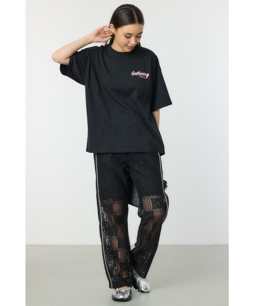 RODEO CROWNS WIDE BOWL（ロデオクラウンズワイドボウル）の「ANIMAL MOTIF Tシャツ（Tシャツ/カットソー・レディース・ブラック/ダークグリーン/ホワイト/イエロー・MEDIUM/LARGE）」の22枚目の写真