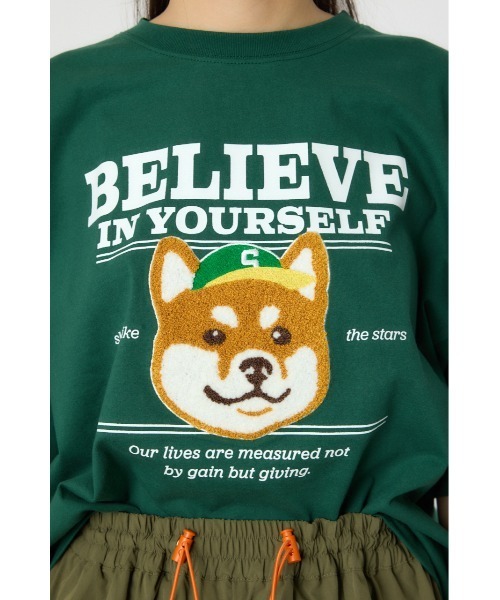 RODEO CROWNS WIDE BOWL（ロデオクラウンズワイドボウル）の「ANIMAL MOTIF Tシャツ（Tシャツ/カットソー・レディース・ブラック/ダークグリーン/ホワイト/イエロー・MEDIUM/LARGE）」の10枚目の写真