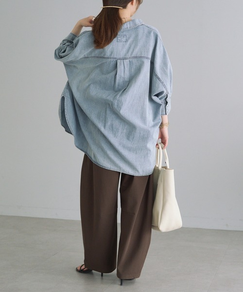 PUAL CE CIN（ピュアルセシン）の「接触冷感+抗菌カーブシルエットカットソーパンツ（その他パンツ・レディース・オートミール/ブラウン/ブラック・FREE）」の7枚目の写真