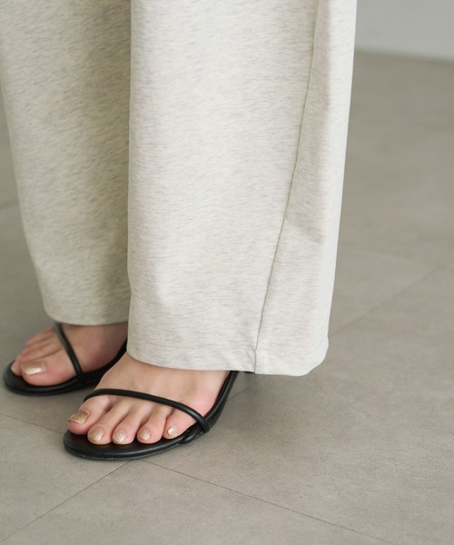 PUAL CE CIN（ピュアルセシン）の「接触冷感+抗菌カーブシルエットカットソーパンツ（その他パンツ・レディース・オートミール/ブラウン/ブラック・FREE）」の22枚目の写真