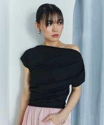 LIENCOEUR | ワンショルカットトップス(Tシャツ/カットソー)
