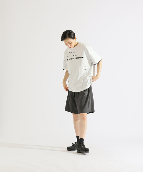 PARIS SAINT-GERMAIN(パリサンジェルマン)の「【Paris Saint-Germain / パリ・サン=ジェルマン】 JP METALIC LOGO SHORTS(その他パンツ・メンズ・ベージュ/ブラウン/グリーン/ブラック/チャコールグレー・MEDIUM/LARGE/X-LARGE)」の8枚目の写真