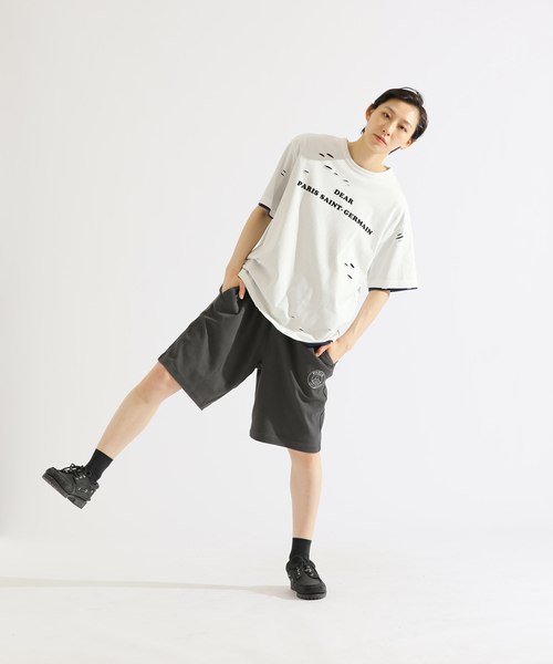 PARIS SAINT-GERMAIN(パリサンジェルマン)の「【Paris Saint-Germain / パリ・サン=ジェルマン】 JP METALIC LOGO SHORTS(その他パンツ・メンズ・ベージュ/ブラウン/グリーン/ブラック/チャコールグレー・MEDIUM/LARGE/X-LARGE)」の9枚目の写真