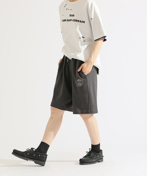 PARIS SAINT-GERMAIN(パリサンジェルマン)の「【Paris Saint-Germain / パリ・サン=ジェルマン】 JP METALIC LOGO SHORTS(その他パンツ・メンズ・ベージュ/ブラウン/グリーン/ブラック/チャコールグレー・MEDIUM/LARGE/X-LARGE)」の11枚目の写真