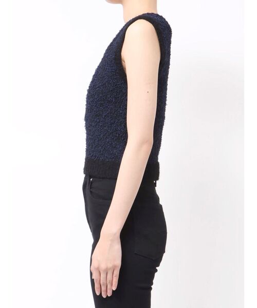 MURUA（ムルーア）の「2WAYMIXヤーンニット（ニット/セーター・レディース・アイボリー/ブラック/ブラウン・FREE）」の14枚目の写真