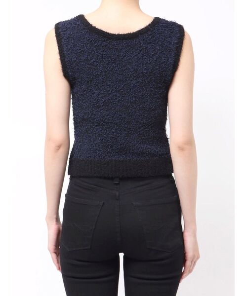 MURUA（ムルーア）の「2WAYMIXヤーンニット（ニット/セーター・レディース・アイボリー/ブラック/ブラウン・FREE）」の15枚目の写真