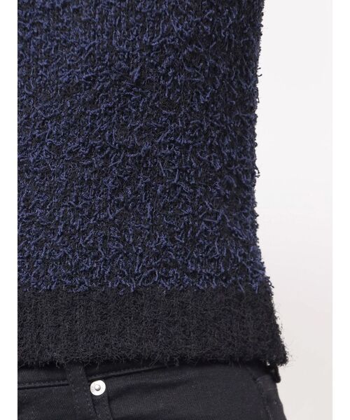 MURUA（ムルーア）の「2WAYMIXヤーンニット（ニット/セーター・レディース・アイボリー/ブラック/ブラウン・FREE）」の18枚目の写真