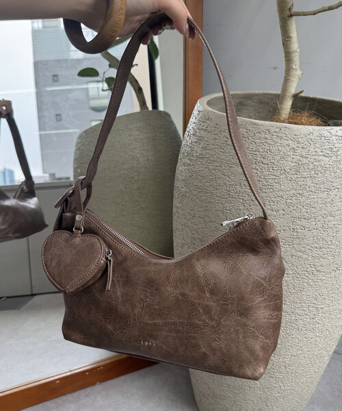 loti ハートポーチ付きホーボーBAG loti ハートポーチ付きホーボーBAG | mystic(ミスティック