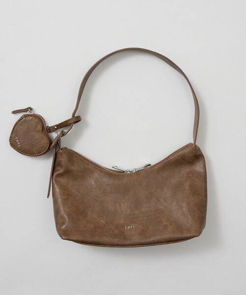 loti ハートポーチ付きホーボーBAG セール】loti ハートポーチ付きホーボーBAG（ショルダーバッグ