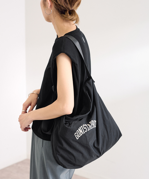 FRAMeWORK（フレームワーク）の「≪撥水機能付き≫PROTAGONISTA/プロタゴニスタ 別注BAG（ショルダーバッグ・レディース・ブラック/ベージュ・FREE）」の2枚目の写真