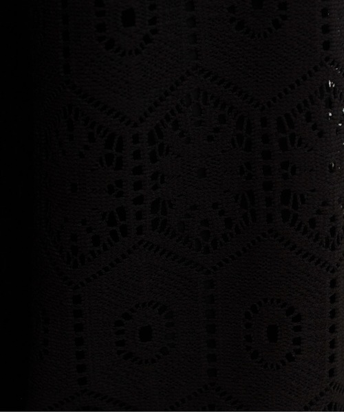 ANGIE（アンジー）の「クロシェ レース ワイド イージーパンツ（その他パンツ・レディース・アイボリー/ブラック・FREE）」の7枚目の写真