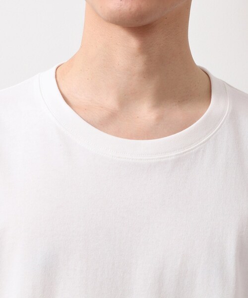 THE SHOP TK (ザ ショップ ティーケー )の「エシカルブロード切替Tシャツ 洗濯機OK(Tシャツ/カットソー・メンズ・ホワイト系5/ブラック系2・02/03/04)」の14枚目の写真
