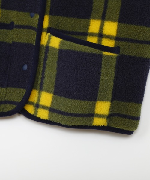 Champion（チャンピオン）の「【Champion/チャンピオン】レディース チェックスナップベスト（ベスト・レディース・ブラウン/アイボリー/ネイビー・MEDIUM/LARGE）」の12枚目の写真