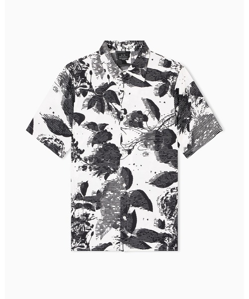 ARMANI EXCHANGE(アルマーニエクスチェンジ)の「【A|X アルマーニ エクスチェンジ】半袖プリントシャツ/REGULAR(シャツ/ブラウス・メンズ・ブラック/ブルー・LARGE/MEDIUM/SMALL/X-LARGE/X-SMALL)」の8枚目の写真