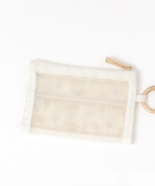 GLOBAL WORK(グローバルワーク)の「刺繍ポーチチャーム/498011(キーケース/キーアクセサリー・レディース・グレー/ホワイト/ベージュ・FREE)」の8枚目の写真