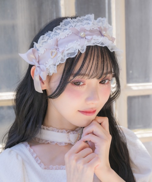 メニーリボンヘッドドレス（その他ヘアアクセサリー）｜ROJITA