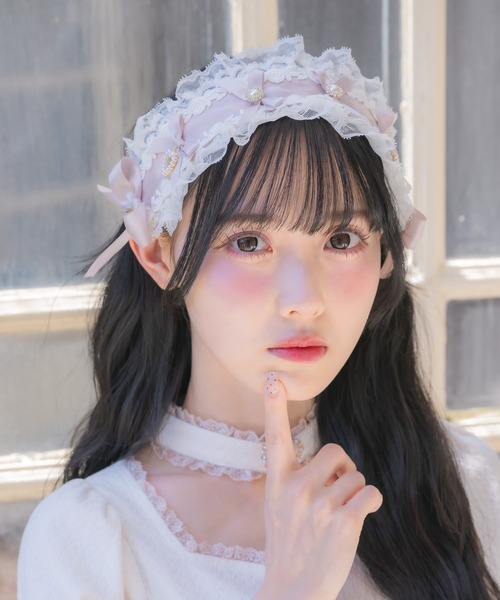 ROJITA(ロジータ)の「メニーリボンヘッドドレス(その他ヘアアクセサリー・レディース・ホワイト/ピンク/ブラック/マルチ/ブラック系その他・FREE)」の16枚目の写真