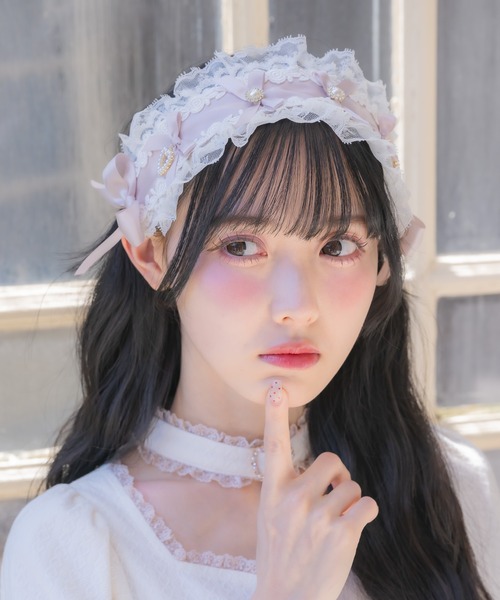 ROJITA(ロジータ)の「メニーリボンヘッドドレス(その他ヘアアクセサリー・レディース・ホワイト/ピンク/ブラック/マルチ/ブラック系その他・FREE)」の17枚目の写真
