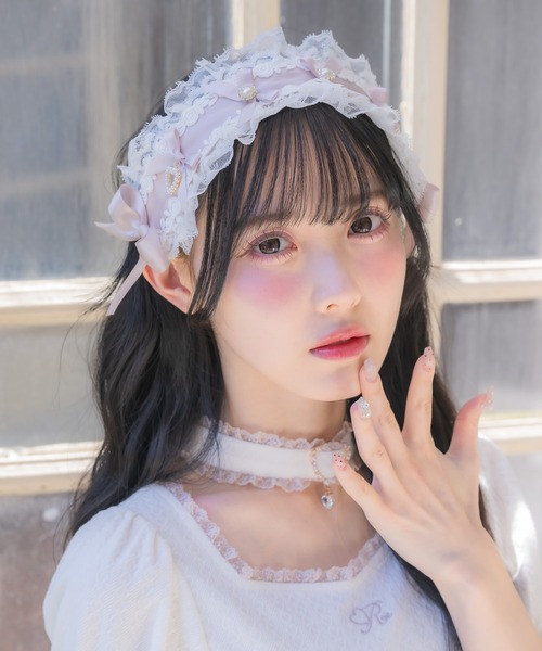 ROJITA(ロジータ)の「メニーリボンヘッドドレス(その他ヘアアクセサリー・レディース・ホワイト/ピンク/ブラック/マルチ/ブラック系その他・FREE)」の18枚目の写真