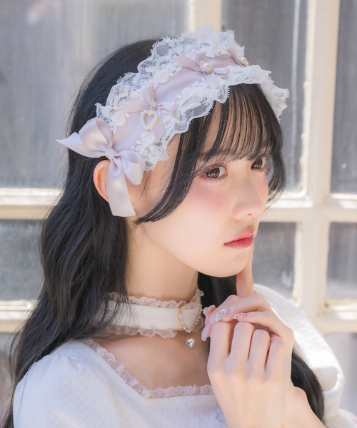 ROJITA(ロジータ)の「メニーリボンヘッドドレス(その他ヘアアクセサリー・レディース・ホワイト/ピンク/ブラック/マルチ/ブラック系その他・FREE)」の20枚目の写真