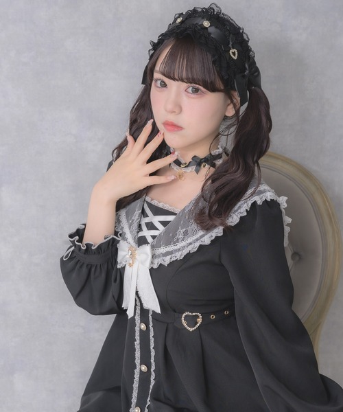 メニーリボンヘッドドレス（その他ヘアアクセサリー）｜ROJITA