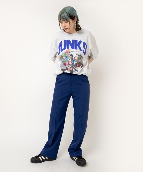 RNA（アールエヌエー）の「M2502 ＪＵＮＫヌイグルミＴ（Tシャツ/カットソー・レディース・アッシュグレー/ホワイト/グリーン/ネイビー・MEDIUM）」の18枚目の写真