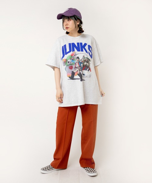 RNA（アールエヌエー）の「M2502 ＪＵＮＫヌイグルミＴ（Tシャツ/カットソー・レディース・アッシュグレー/ホワイト/グリーン/ネイビー・MEDIUM）」の19枚目の写真